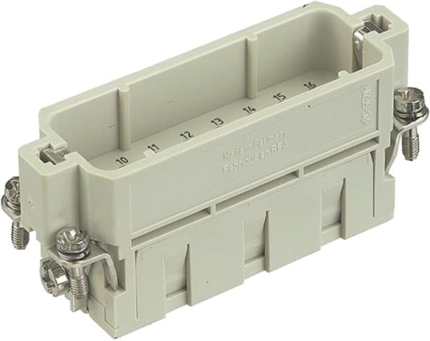 09200163111, Heavy Duty Power Connectors FEMALE INSERT HAN 32A CRIMP TERM