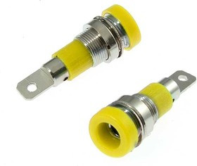 Z009 4mm panel jack YELLOW