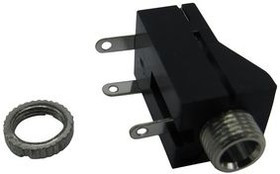 RND 205-00899, Jack Panel Audio Socket, Right Angle, 3.5 mm, 2 Poles