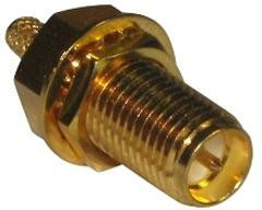 132119RP, 132119RP -AMPHENOL RF - Разъем РЧ / Коаксиальный, SMA RP Коаксиальный, Прямое Гнездо с Гай