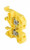 plc-jxb-2.5/35y, Колодка клеммная JXB-2.5/35 желтая EKF plc-jxb-2.5/35y, Колодка клеммная JXB-2.5/35 желтая EKF