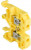 plc-jxb-2.5/35y, Колодка клеммная JXB-2.5/35 желтая EKF plc-jxb-2.5/35y, Колодка клеммная JXB-2.5/35 желтая EKF