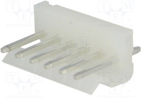 A3960WV-06P, Гнездо, провод-плата, "папа", 3,96мм, PIN: 6, THT, 250В, 7А, луженые