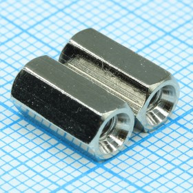 H-L1100-0600-5-03-2N, (PCHSS-11), М3,латунь,шестигр.стойка для п/плат