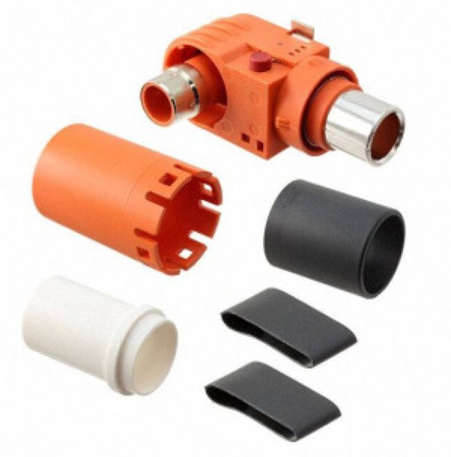 SLPPB70BSB4EH, Heavy Duty Power Connectors 8.0mm RAPlugEMI&amp;HVIL Black 150Keyway