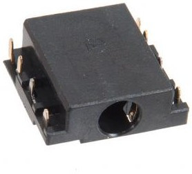 (12G14041106N) PHONE JACK 6P,P/L R/A DIP