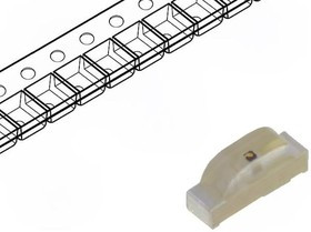 KPA-2106QBC-D, LED; SMD; 0802; blue; 36?90mcd; 2.1x1x0.6mm; 120°; 3.3?4V; 20mA