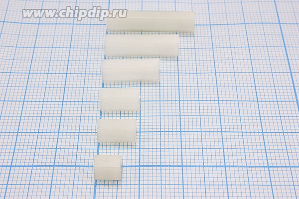 Стойка для печатных плат HTP-325, нейлон, M3; Q-3646 стойка L25,0\М3\S5\пл\ проходная\HTP-325