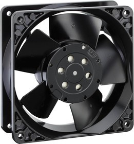 4650X, AC Axial Fan, 230V, Square, 119 мм, 38 мм, Скольжения, 106 фут³/мин