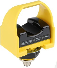 STBVP6Q5, 1 Button Self-Checking Optical Touch Buttons, Black, Yellow, STB Series