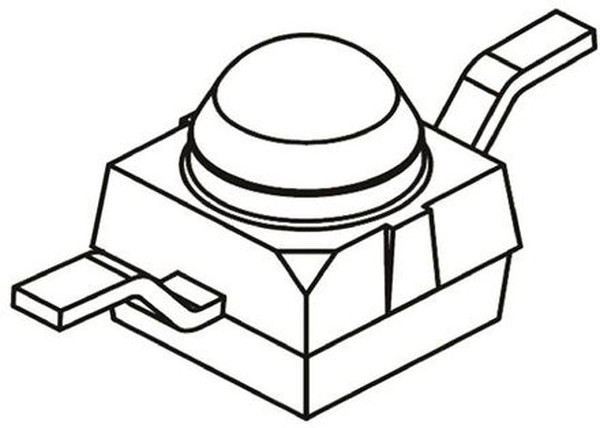 VSMB2000X01, Infrared Emitters - High Power 940nm, SMD 40mW/sr, +/-12deg.