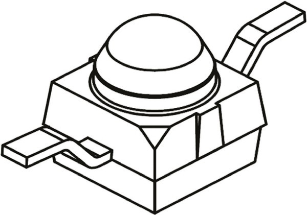 VSMB2000X01, Infrared Emitters - High Power 940nm, SMD 40mW/sr, +/-12deg.
