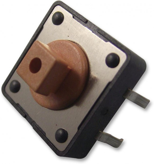 430456073736, Pink Button Tactile Switch, SPST 50 mA @ 12 V dc 3.8mm Through Hole