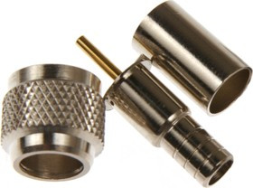 HYR-0703A (GMU-703A) (mini UHF-7602A), Разъем mini UHF, штекер, RG-58, обжим (Crimp)
