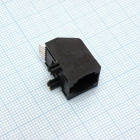 5557314-1, Модульный разъем, Cat3, RJ25, Гнездо, 6 контакт(-ов), 6 вывод(-ов), 1 порт(-ов)