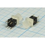 Тактовая кнопка, 7.4x 7.4x17, алгоритм работы NO, IL2Вкрасный, контакты 6P, PB6145L-1