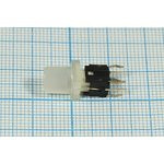 Тактовая кнопка, 7.4x 7.4x17, алгоритм работы NO, IL2Вкрасный, контакты 6P, PB6145L-1