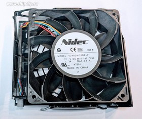 Вентилятор Nidec V34809-35DELF 12V DC 3.3A 120X38 4pin
