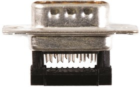 F09S15-K49 / 1727040076, F 9 Way Cable Mount D-sub Connector Socket, 1.27mm Pitch
