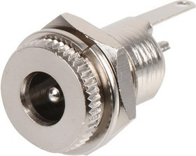 1614 16, Разъем Питания DC, Гнездо, 500 мА, 2 мм, Монтаж в Панель, Пайка