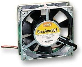 9GA0812P6G001, Вентилятор 12VDC 80x20мм 60.78 фут³/мин подшипник качения 9GA0812P6G001, Вентилятор 12VDC 80x20мм 60.78 фут³/мин подшипник качения