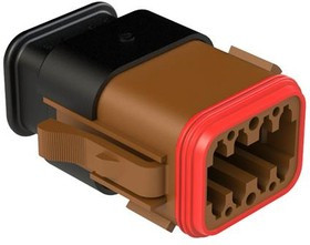 AT06-08SD-SR2BR, AUTOMOTIVE HOUSING, PLUG, 8POS, 13A