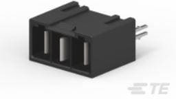2204585-4, Heavy Duty Power Connectors 3P VERT HEADER SOLDER,STD