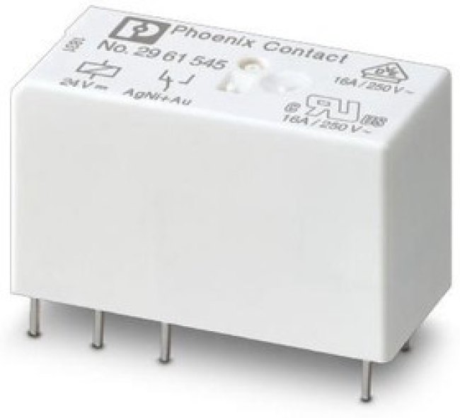 REL-MR- 24DC/21HC AU, Реле питания, SPDT, 24 В DC, 2 А, REL-MR, Сквозное Отверстие