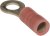 19067-0052, Клемма с кольцевым наконечником, M10, 3/8", 6 AWG, NylaKrimp 19067, Синий