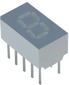 LTS-2301AWC, Индикатор 7-сегментный 7мм CC красный LowCur 600µcd