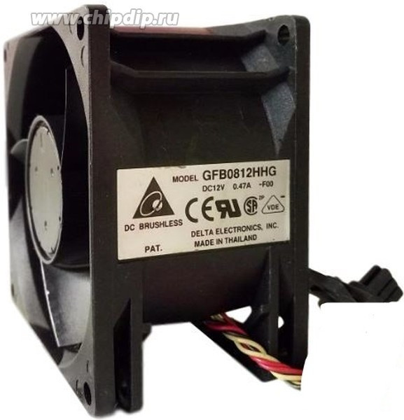 Вентилятор Delta Electronics GFB0812HHG 80x51мм 12V 0.47A OEM