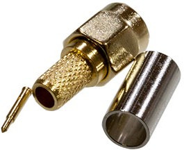 HYR-1101A (GSA-1101A) (SMA-7801A) (SMA-C58P)(S-M111F), Разъем SMA, штекер, RG-58, обжим HYR-1101A (GSA-1101A) (SMA-7801A) (SMA-C58P)(S-M111F), Разъем SMA, штекер, RG-58, обжим