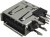 67329-8021, Разъем USB, USB Типа A, USB 2.0, Гнездо, 4 вывод(-ов), Монтаж в Сквозное Отверстие, Прямой Угол
