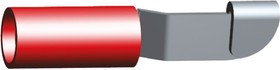32446, PIDG Knife Disconnect Splice Connector, Red, Tin 22 16 AWG
