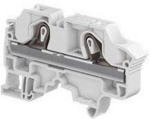 ZK10-BL, DIN Rail Terminal Blocks Pow SNK PI-Spring