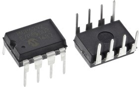 MCP6292-E/P, MCP6292-E/P , Op Amp, RRIO, 10MHz, 3 V, 5 V, 8-Pin PDIP