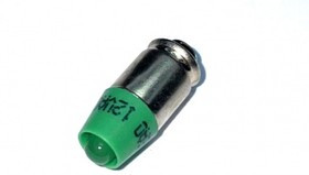 10-2J09.1065, Светодиод T1 3/4 MG зеленый 12VAC/DC 7/14mA