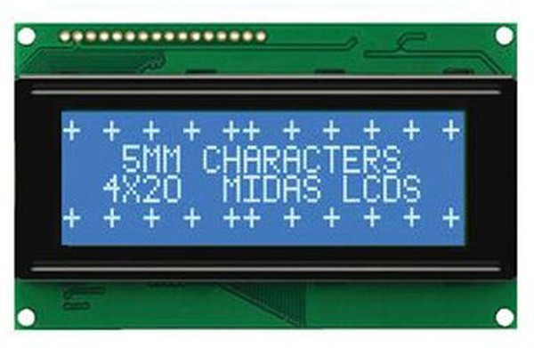 MC24005A6W-BNMLW-V2, Буквенно-цифровой ЖКД, 40 x 2, Белый на Черном, 5В, Параллельный, Английский, Японский MC24005A6W-BNMLW-V2, Буквенно-цифровой ЖКД, 40 x 2, Белый на Черном, 5В, Параллельный, Английский, Японский