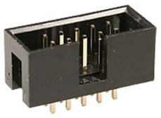 BH-10 (IDC-10MS), вилка на плату шаг 2.54мм прямая (118-A-10GSK)