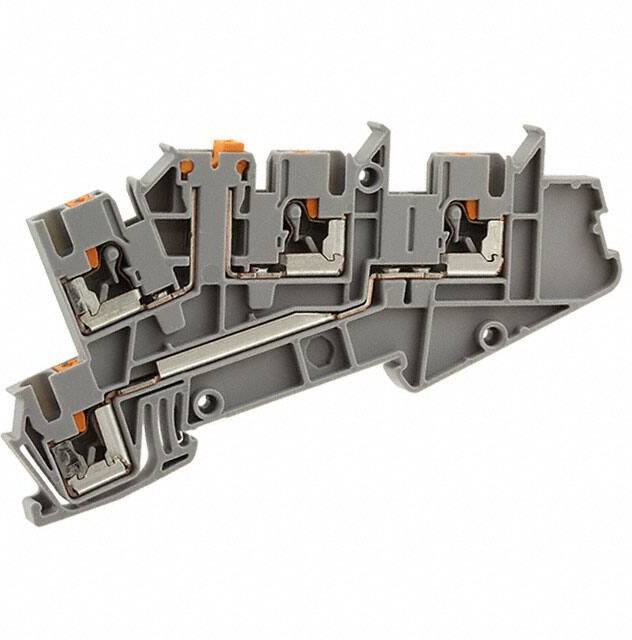 3213958, PTI Series PTI 2,5-L/LTB Non-Fused Terminal Block, 4-Way, 24A, 26 12 AWG Wire, Push In 3213958, PTI Series PTI 2,5-L/LTB Non-Fused Terminal Block, 4-Way, 24A, 26 12 AWG Wire, Push In