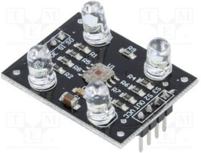 OKY3453, Датчик: цвета, IC: TCS3200, 3-5ВDC