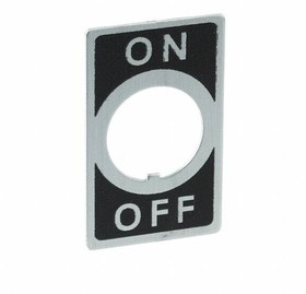 SPA42, Switch Fixings ON/OFF SWITCH PLATE