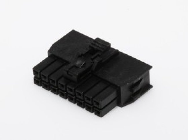 1053081216, Conn Housing RCP 16 POS 2.5mm Crimp ST Cable Mount Black Nano-Fit™ Bag 1053081216, Conn Housing RCP 16 POS 2.5mm Crimp ST Cable Mount Black Nano-Fit™ Bag