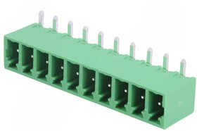 15EDGRC-3.81- 10P-14-00A(H), (15EDGRC-3.81- 10P-14-00ZH), Разъемный клеммный блок на плату, 10 контактов. Серия 15EDGRC-3.81