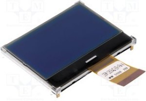 DEM128064QSBH-PW-N, Дисплей ЖКД, графический, STN Negative, 128x64, СИД, PIN 30, 2,1"