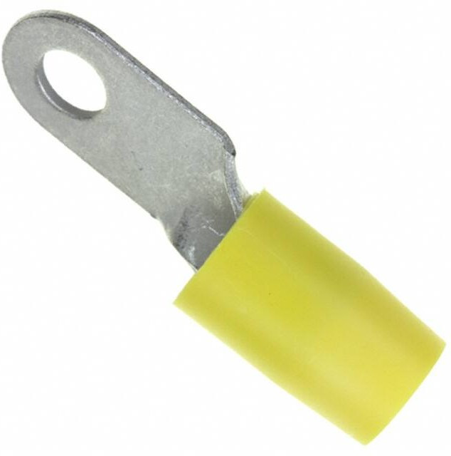 324050, Клемма с кольцевым наконечником, M6, 1/4", 4 AWG, 26.7 мм², Terminyl, Желтый