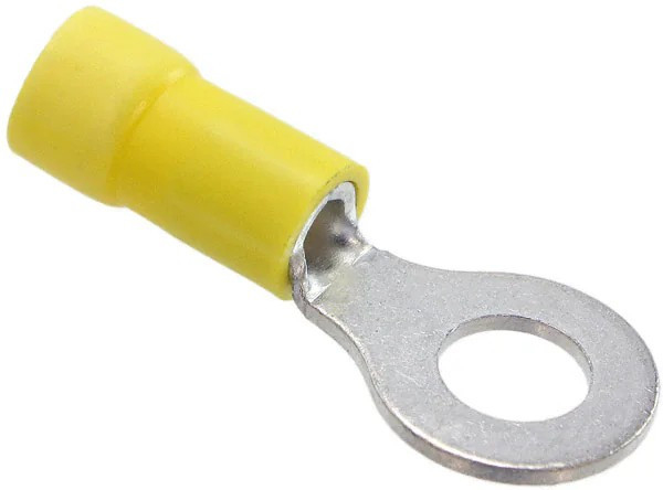 PV10-14RX-D, Terminals RING-TRM 12-10 1/4 VYL YEL