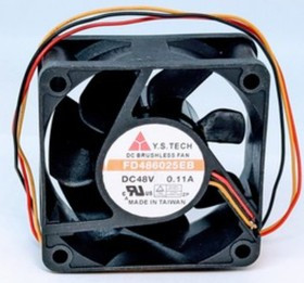 Вентилятор Y.S. TECH FD486025EB 60x25мм 48V 0.11A стандарт разъем 60x25
