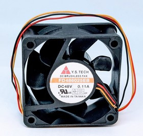 Вентилятор Y.S. TECH FD486025EB 60x25мм 48V 0.11A стандарт разъем 60x25