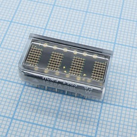 HCMS-2963, Всокопроизводительный cветодиодный дисплей, 5х7, алфавитно-цифровой